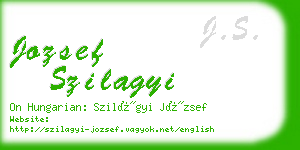 jozsef szilagyi business card